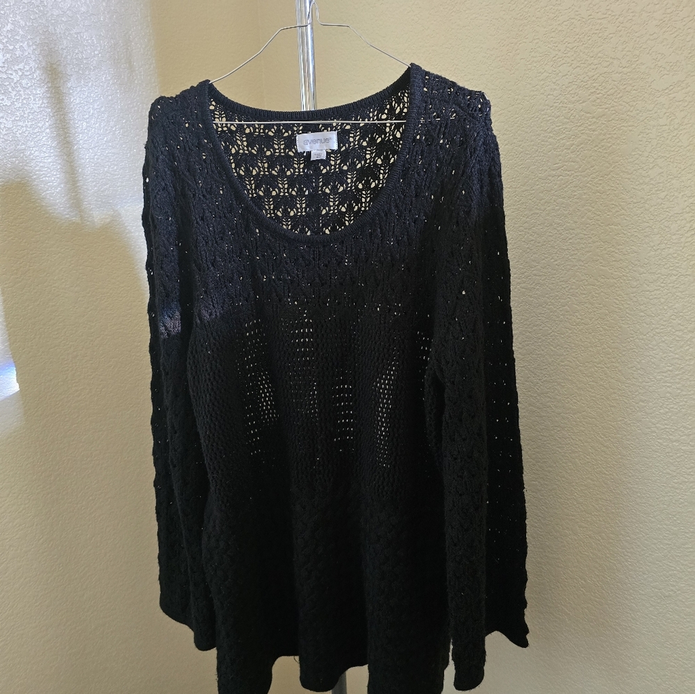 Avenue Long Sleeve Pullover Sweater Top Size 18/20
